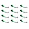 Tie 4 Safe 2" x 10' Lasso Strap w/ Mini J Hook for Towing Wrecker Trailer Tie Down, 12PK TWS65-5210-J-GR-12 - alternate 1